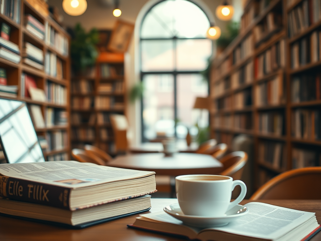 A GOOD BOOK AND A CUP OF COFFEE