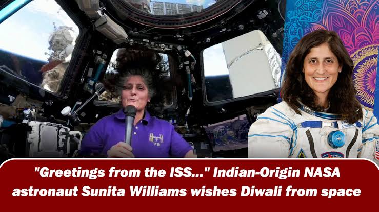 Diwali From Space: Sunita Williams’ Cosmic Greetings for the Festival of&nbsp;Lights