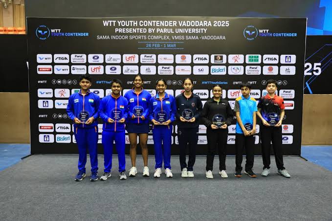 India Dominates WTT Youth Contender Vadodara 2025 with a Clean Sweep