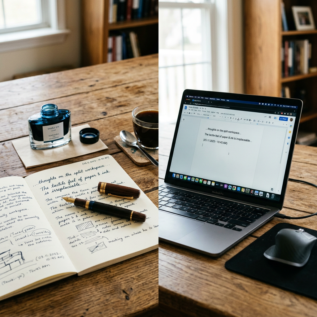 Old-School Pen and Paper